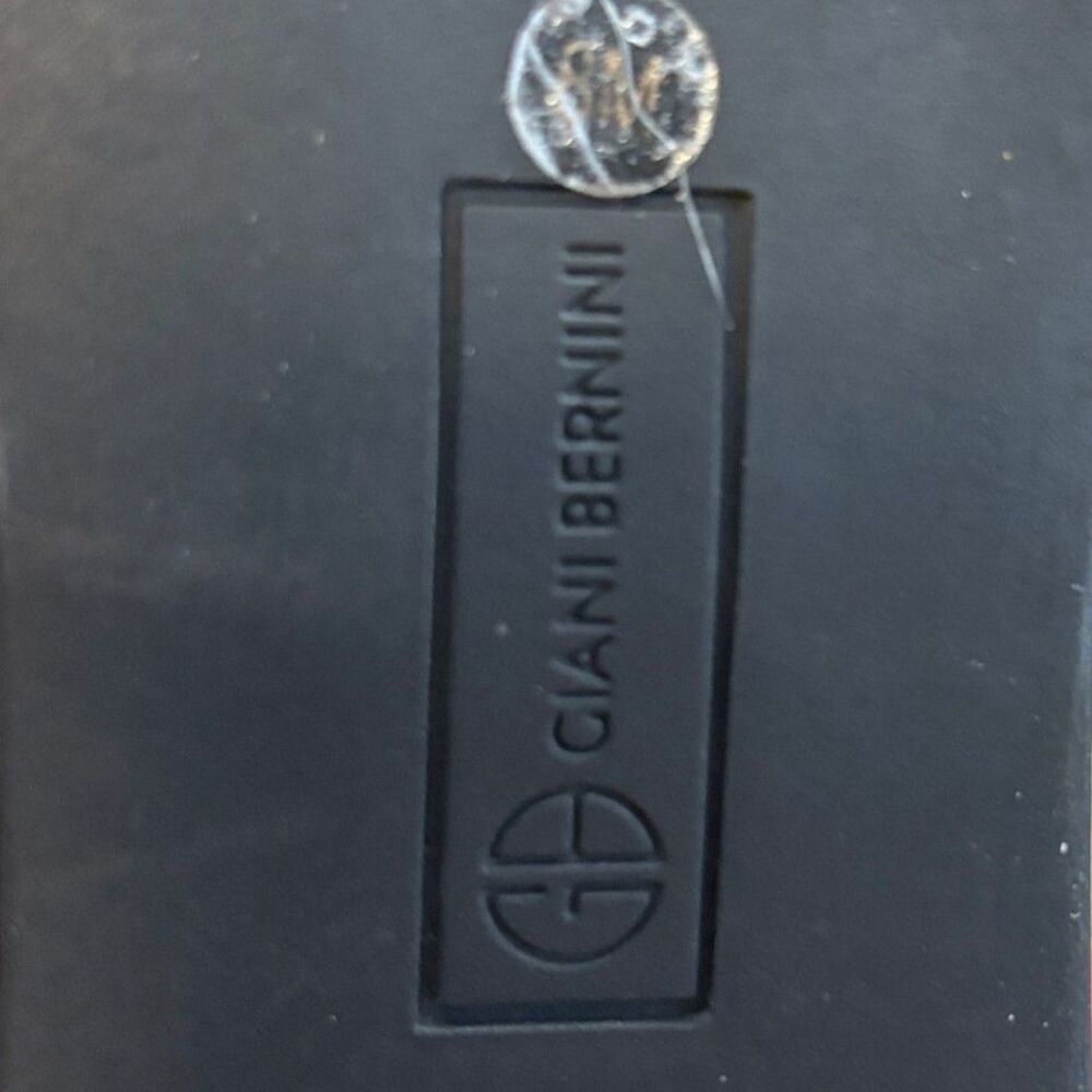 Giani Bernini Giulia Black Platform Wedge Sandals Size 8m Slip On Memory Foam - Picture 7 of 10